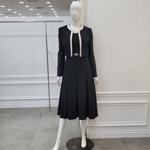 [미니멈]라인 배색 자켓 원피스 셋트(M1AGWO1930)_IC