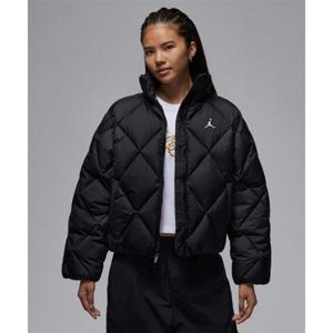 나이키 조던 브루클린 퀼팅 패딩 재킷 W - 블랙화이트 HV0418-010 246548