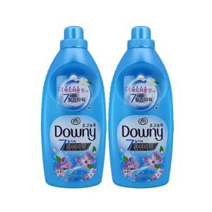 다우니 고농축 섬유유연제 다우니 라일락 (블루) 1L 2ea