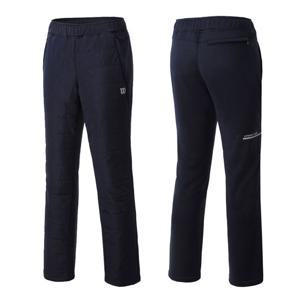 윌슨 남성 여성 겨울 기모 방한 패딩 운동복 골프 바지 네이비