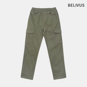 [빌리버스]빌리버스 남성 카고 팬츠 스판 밴딩 바지 BWS061