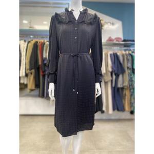 안지크 세이브존07 반오픈 프릴 원피스 AH3-OP112-0