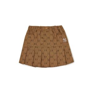 M MLB키즈반바지 GQC 7FSKMD144-50BGS 다이아 모노그램 우븐 자카드 스커트 뉴욕양키스