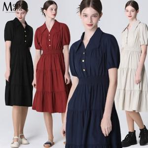 [더블유쇼핑][모리모리스(Morry Morris)] 아로엔 밴딩 롱원피스_