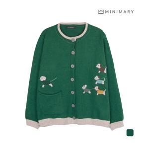 [미니마리]라운드배색퍼피가디건 (MMA3CD16)