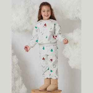 [탑텐키즈]공용) 아홉시바니 홀리데이 플리스 셋업 (MKG1IP3802)