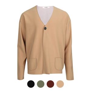 [파파브로] 멘즈 4컬러 기본 스티치 가디건 IC-CA-Q023