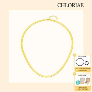 [방송에서만] 클로리에 실버925 스네이크 목걸이 + 925 Silver 천연 스피넬 팔찌 + 반지 SET