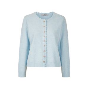 [포커스]리본단추 스칼럽 니트 가디건 PBBF6S1KC4551