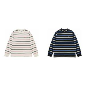 내셔널지오그래픽 키즈 멀티 스트라이프 긴팔 티셔츠 (K261UTS020)