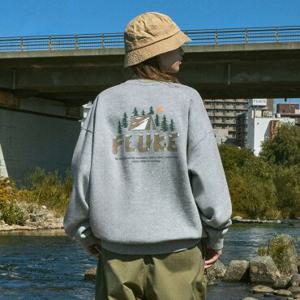 플루크 포레스트 우드 로고 맨투맨 FMT3055