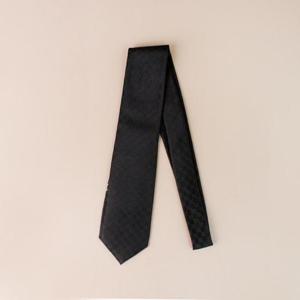 구찌 GG 패턴 실크 넥타이 블랙 456520 4B002 1000
