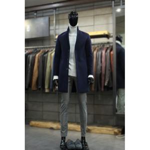 [빠니깔레]MARIO소프트터치 네이비 슬림핏싱글체스터코트 d-ecoat57na