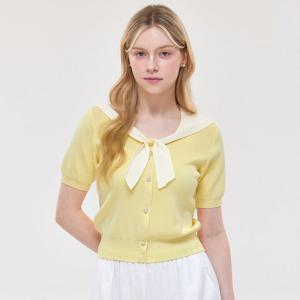 FOCUS  크로스 리본 타이 니트 PBVFF5M1KT2121