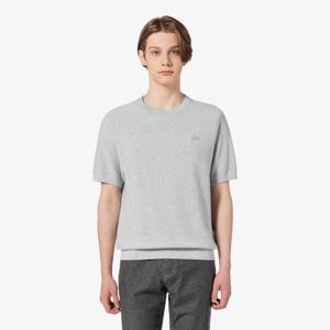 [라코스테공식] 남성 솔리드 반팔 크루넥 스웨터 AH224E-55G CCA