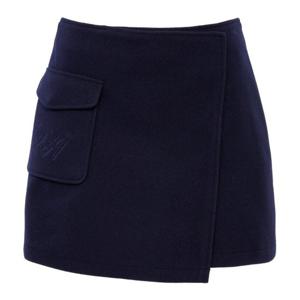 [와이드앵글]여성 CO 페이크 랩스커트형 A라인 큐롯 WWW25Q51N4