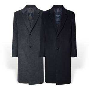 [헤지스][25FW][2컬러 택1] 남성 솔리드 울 캐시미어혼방 코트 HZCO5D561
