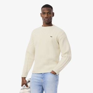 [라코스테공식] 남성 변형 케이블 크루넥 풀오버 AH5201-55N XFJ