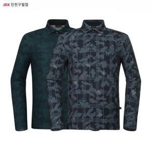 JDX X2TLW4443 [제이디엑스] 남성 체크  긴팔 티셔츠