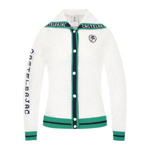 [까스텔바작] 여성 긴팔 세일러카라 가디건_BGDMSJ703WH