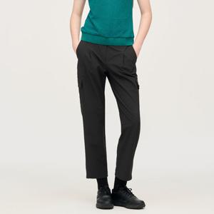 [링스] [25SS] 여성 테이퍼드 반카브라 팬츠 L21E1PT252_BK