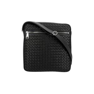 보테가 베네타 인트레치아토 레더 크로스바디백 블랙 443872V47W18803