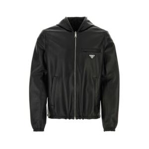 프라다 가죽 자켓 UPW281SOOO038 F0002 Black