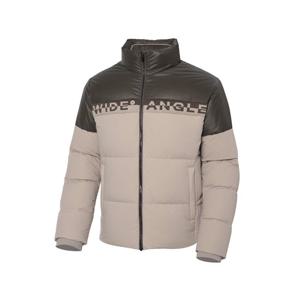 [와이드앵글]남성 CO 로고 트리밍 컬러블럭 다운자켓 WMW23512E2