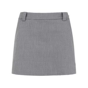 M 파리게이츠골프스커트 NQC 521D1PC203_GY 여성 플로럴 미니 큐롯 스커트