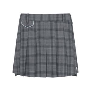 M 파리게이츠골프스커트 NQC 521D1PC183_BL [24 SPRING] 여성 로고 자수 패턴 플리츠 스커트