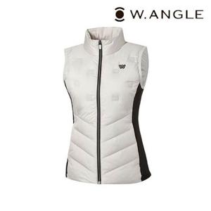 [와이드앵글] WWW22601E1 여성 WL 핫멜팅 스윙다운 베스트 (L Beige)