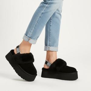 어그 여성 펀케트 블랙 슬리퍼 1113474 BLACK