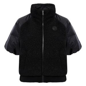 [와이드앵글]여성 CO 시어링 믹스매치 반팔 다운 Black(WWW25571Z1)