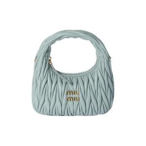 미우 미우 완더 마테라쎄 나파 레더 호보 백 메리골드 5BC125-AN88-F0035