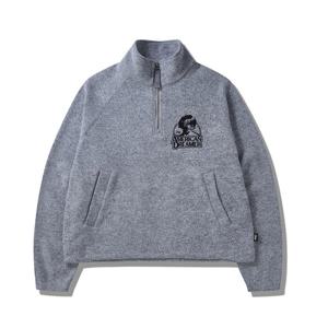 지프 여성 밴드넥 하프집 보카시 아노락 티셔츠 JQ1TSF861MG