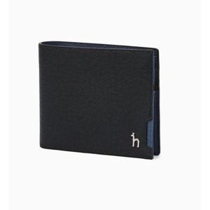 [헤지스ACC] 네이비 배색 반지갑 HJWA4F381N3