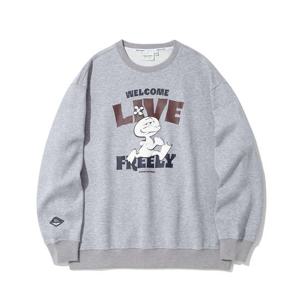 [인터크루]남성)플로라프린트맨투맨 ITZ3TM33AMG