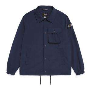 내셔널지오그래픽N261UJP901 카라넥 셔츠 자켓 D/NAVY