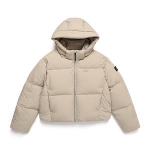 내셔널지오그래픽 N244WDW851 여성 카이만 숏 구스 다운 BEIGE