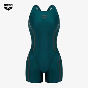 아레나 녹터널 A5FL1CE03 GRN (주머니백 증정)  여성 선수 3부반신 드롭백 실내수영복
