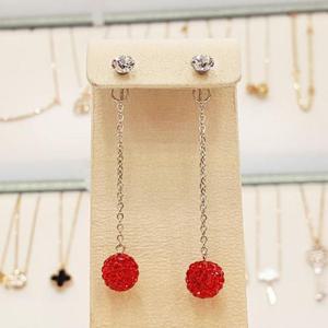 볼라레 세이브존01 루비드롭8mm볼귀걸이 SSE432