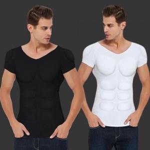 남자 소개팅 식스팩 운동 멸치 보정 티셔츠