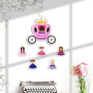 아트박스/꾸밈 nb049-인테리어벽시계-다섯공주님