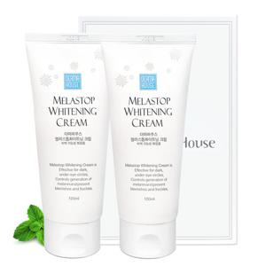 더마하우스 멜라스톱화이트닝 대용량 크림 120ml 2개+포장 /미백기능성/잡티관리/칙칙한피부