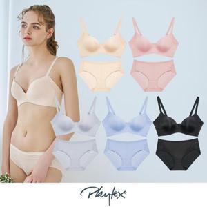 플레이텍스 노와이어 시크릿 누디핏 브라팬티 10종세트 PXI040_02