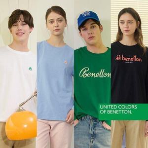 [베네통][베네통](초특가) 베네통 올데이 코튼 긴팔 티셔츠 4종 패키지(남여공용)_633025