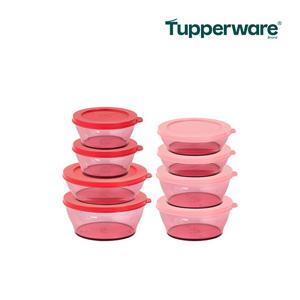[Tupperware] 타파웨어 크리스탈 보울 8개 세트