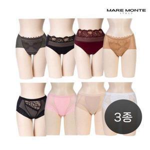 [마레몬떼][체험특가] 마레몬떼 여성팬티 3종세트1