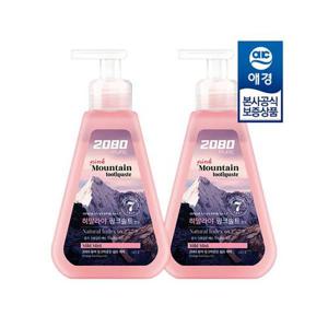 [2080]2080 퓨어 핑크 솔트 펌프 치약 325g x2개