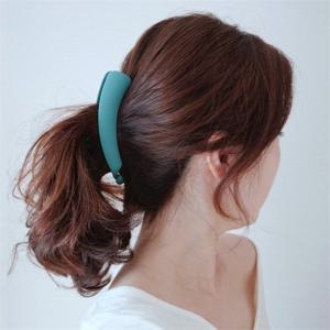 [리본크림] [국산] 무광 심플 바나나핀 / 헤어핀 4color